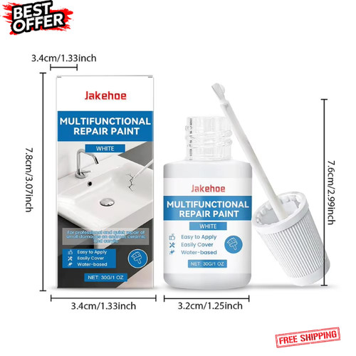 White touch paint repair - up,