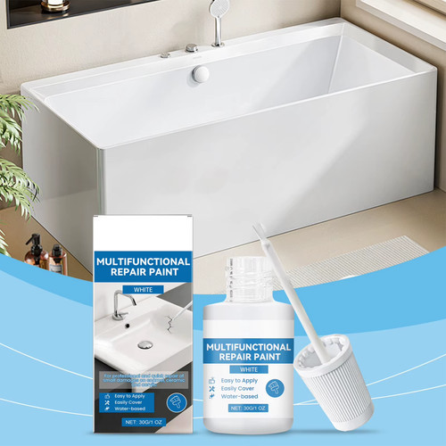 White touch paint repair - up,